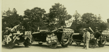 1935年 おそらく日本初の自動車を使用した広告